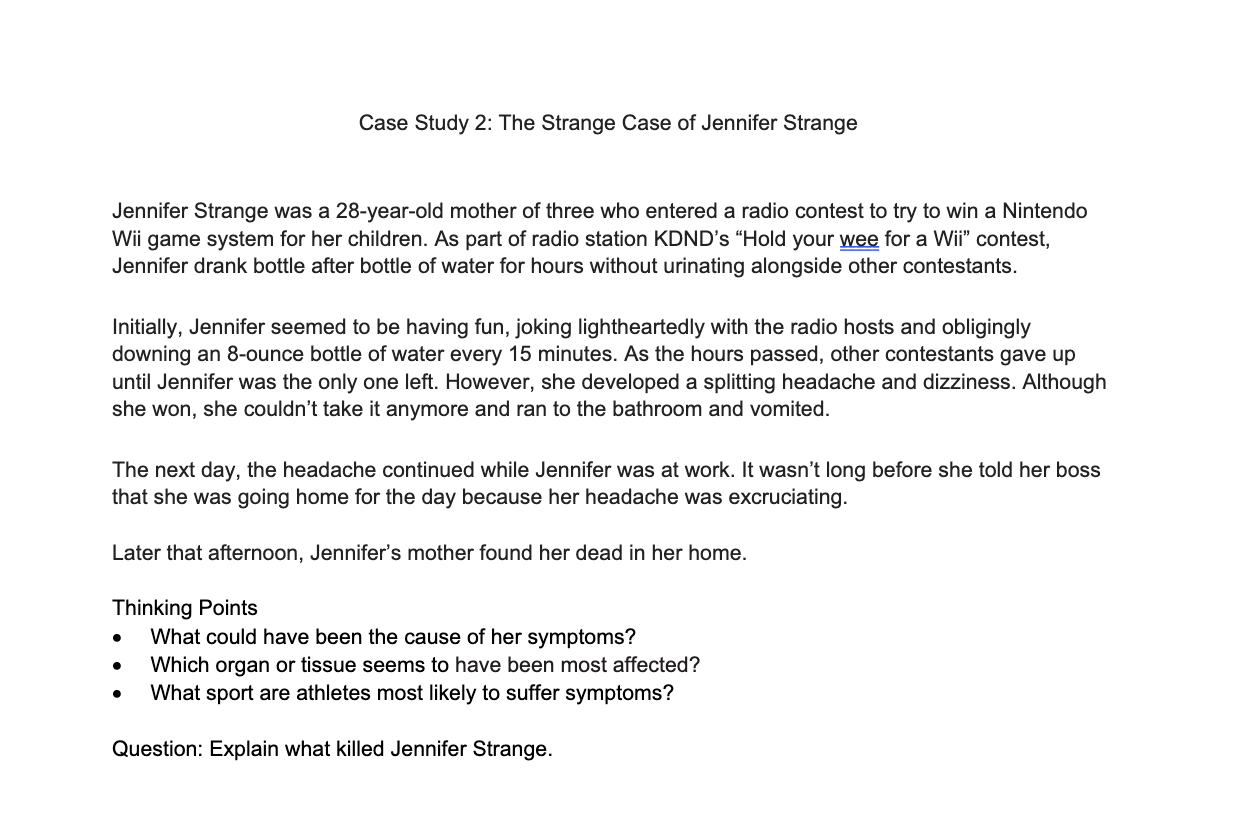 strange choices case study answers