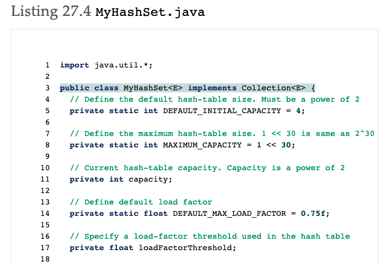 Please help me to write this in Java with a new set | Chegg.com