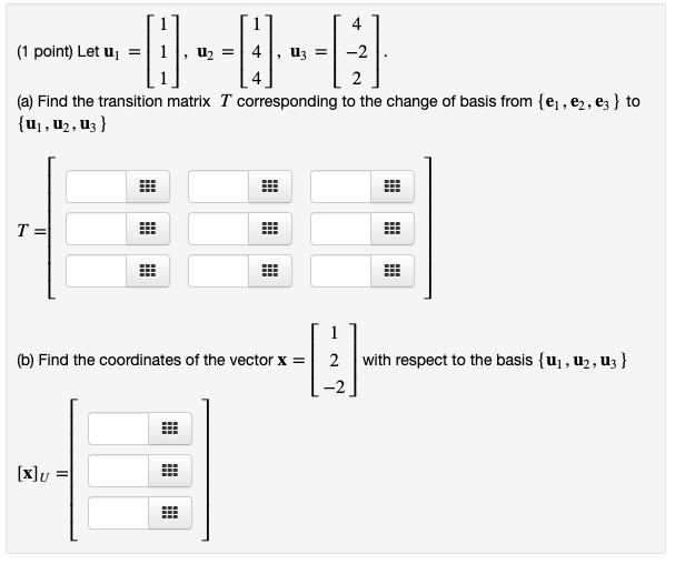 Solved 4 4 (a) Find the transition matrix T corresponding to | Chegg.com