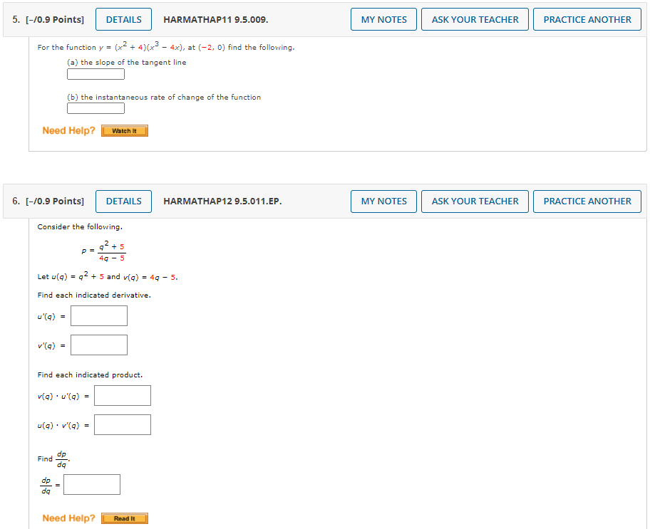 Solved 5. [-70.9 Points] DETAILS HARMATHAP11 9.5.009. MY | Chegg.com