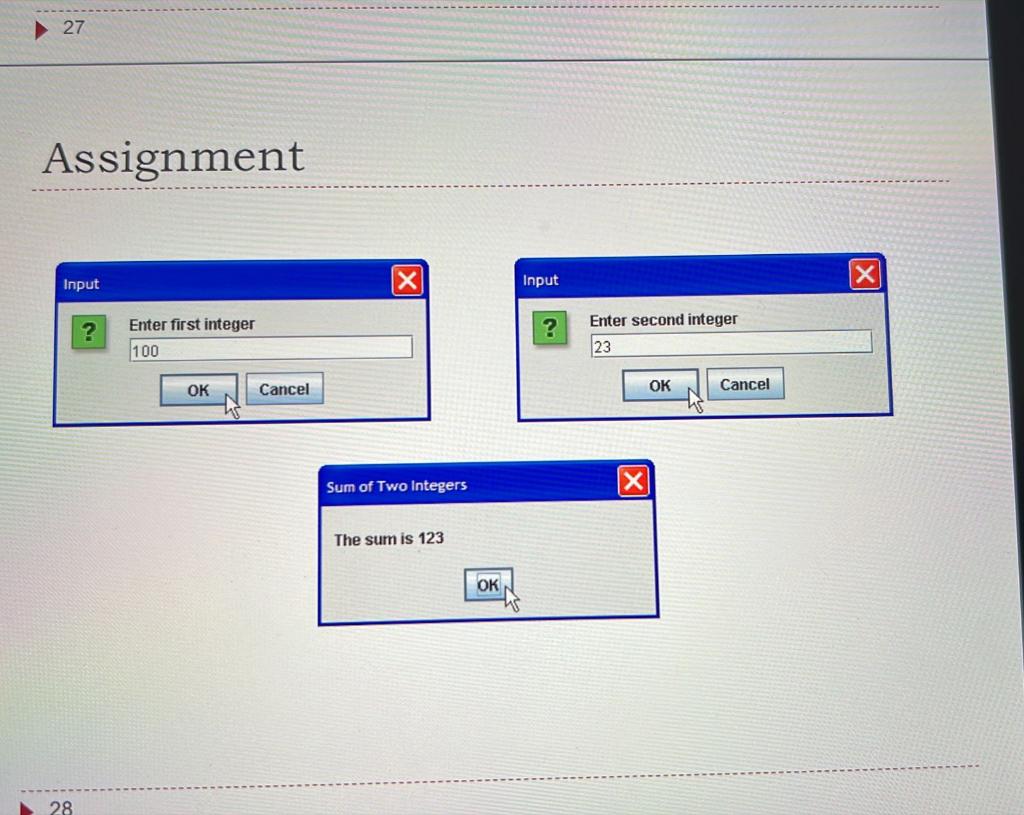 solve java assignment