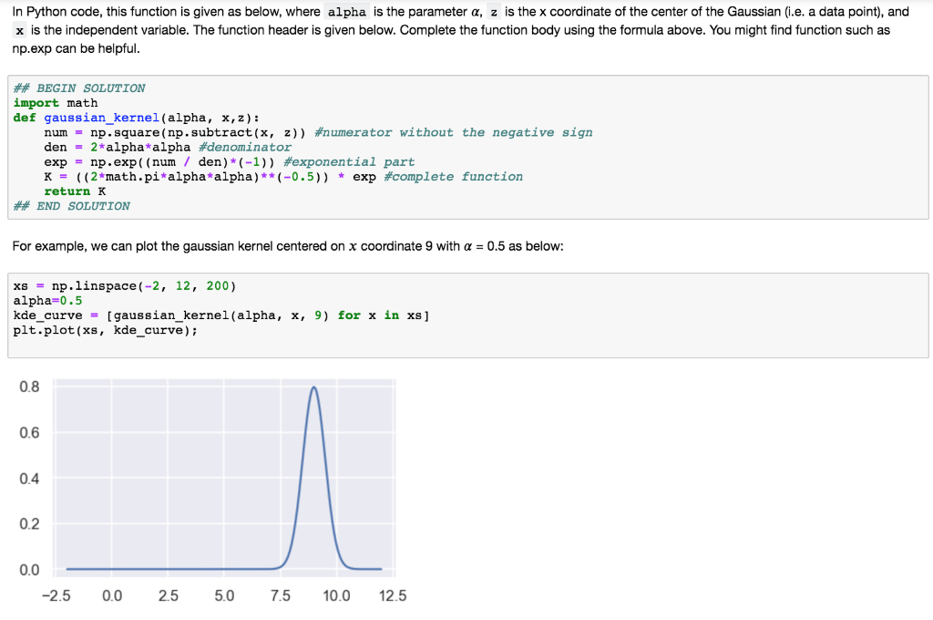 In Python code, this function is given as below, | Chegg.com