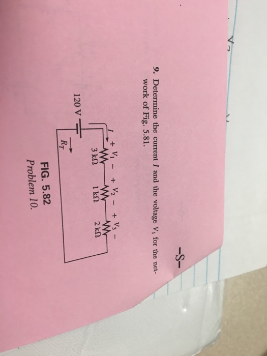 Solved Determine the current I and the voltage V_1 for the | Chegg.com