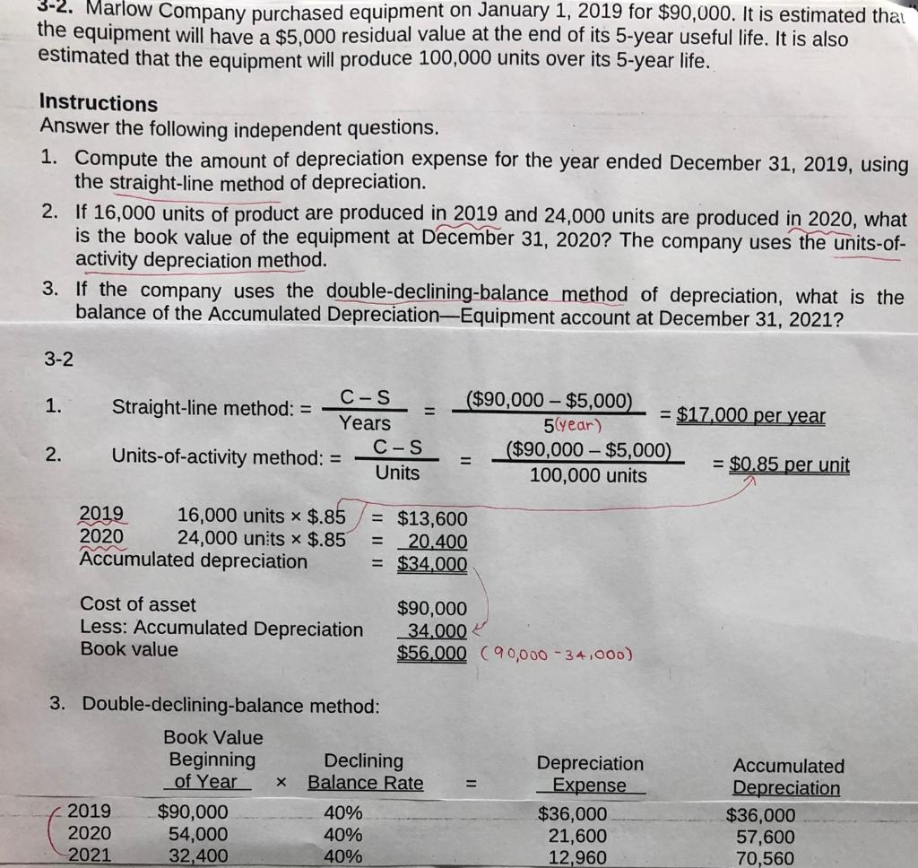 Solved Could you please explain the calculations in detail