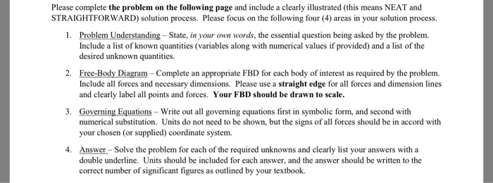 Solved Please complete the problem on the following page and | Chegg.com