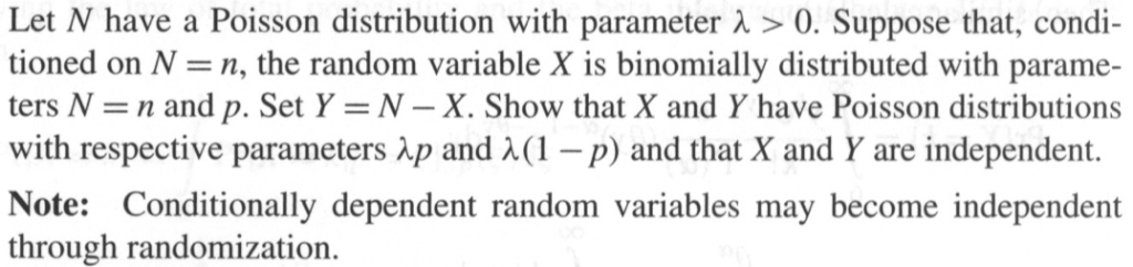 Solved Let N have a Poisson distribution with parameter λ > | Chegg.com