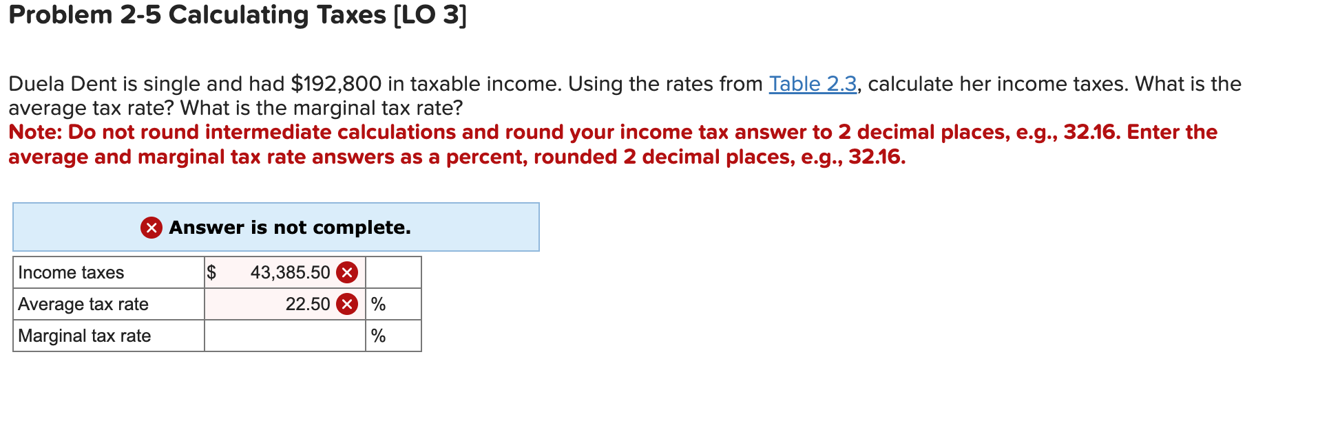 Solved Duela Dent is single and had $192,800 in taxable | Chegg.com