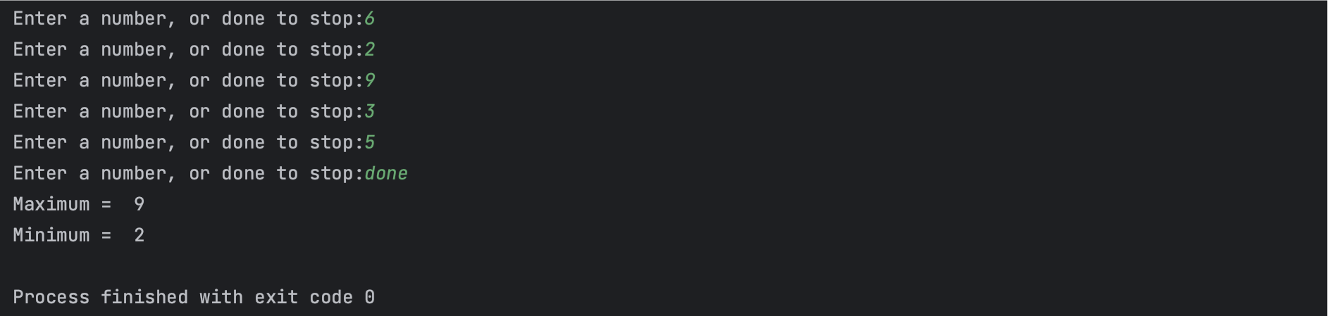 Solved Write a Python program that prompts the user to enter | Chegg.com