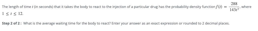 Solved The length of time t (in seconds) that it takes the | Chegg.com