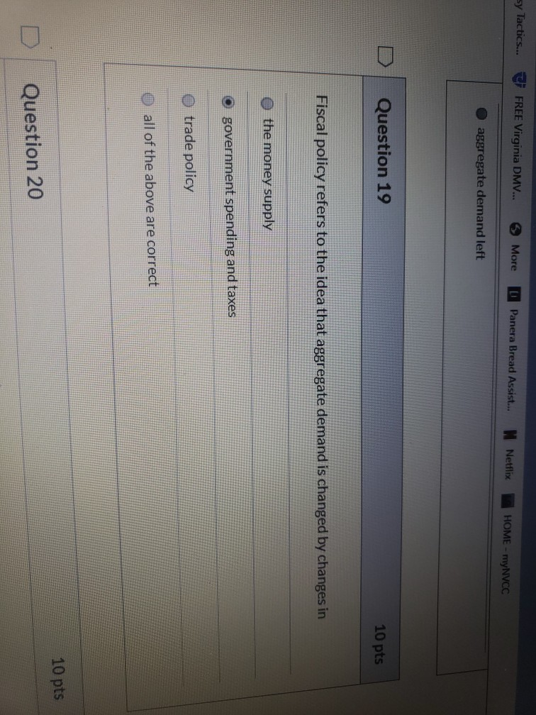 Solved sy Tactics... FREE Virginia DMV... More D Panera