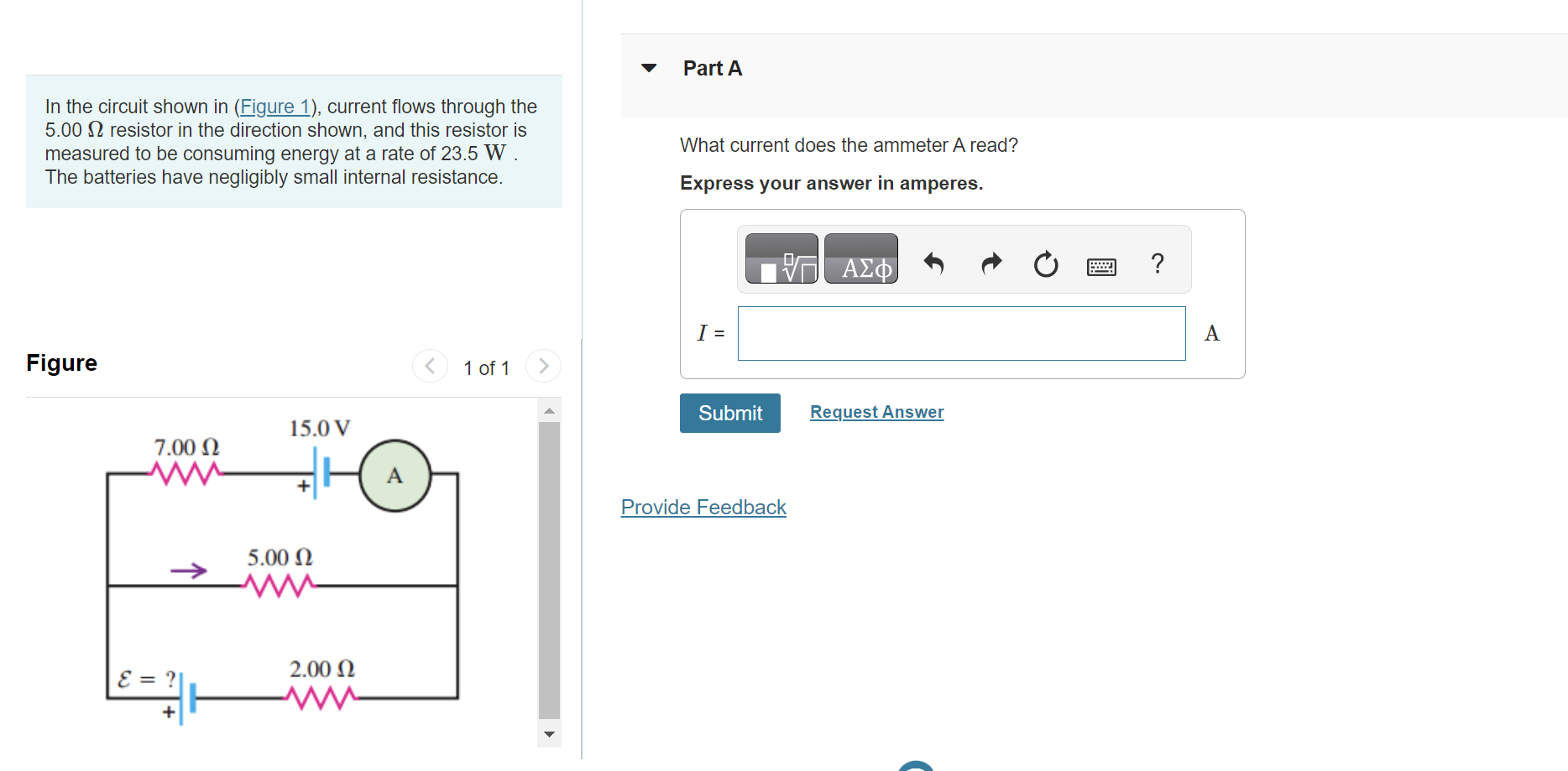 Solved In the circuit shown in , current flows through the | Chegg.com