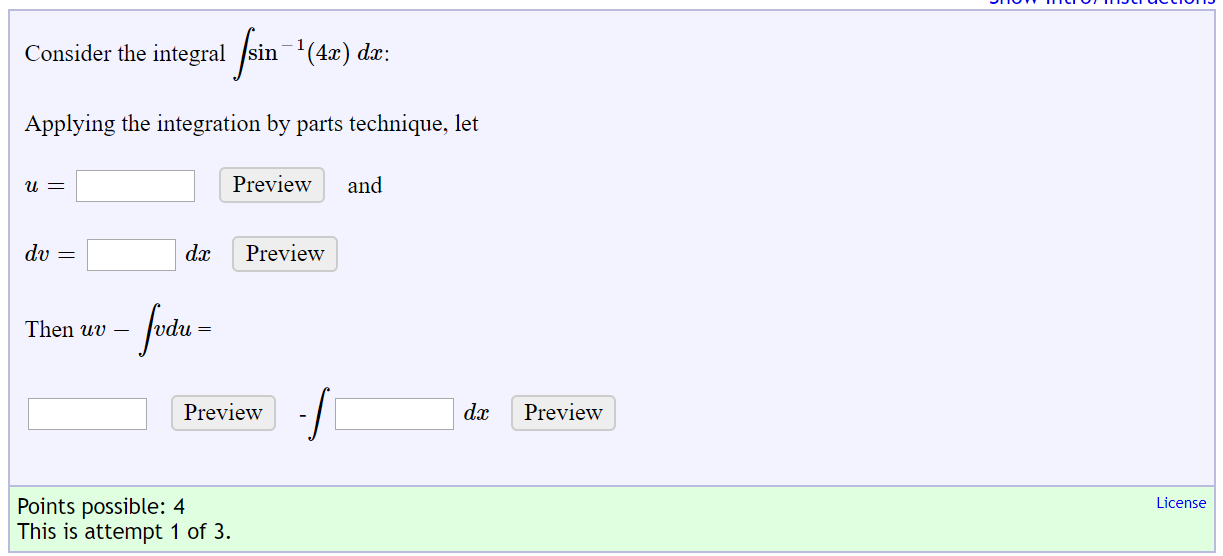 Solved Consider the integral dx: Applying the integration by | Chegg.com