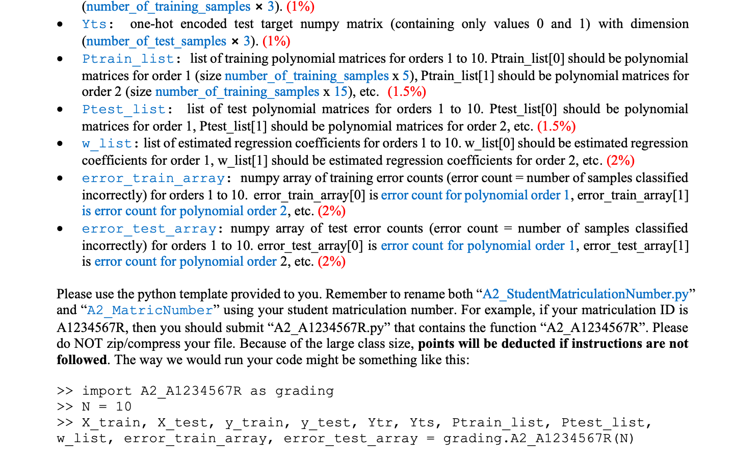 Write a single python file to perform the following | Chegg.com