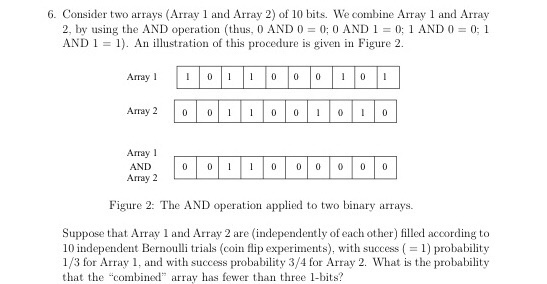 Solved 6. Consider two arrays (Array 1 and Array 2) of 10 | Chegg.com