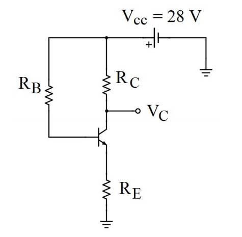 Solved The circuit shown in the figure consists of an npn | Chegg.com