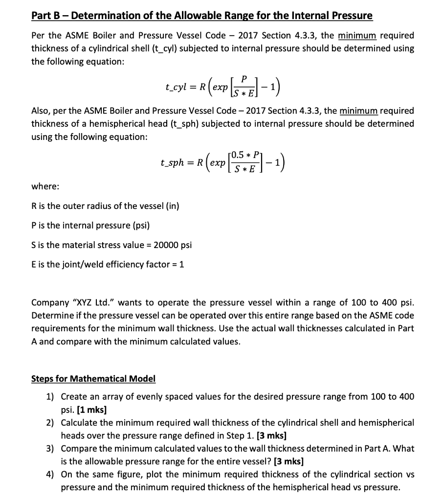 Face lampă Intact calculation of thickness of pressure vessel matlab De