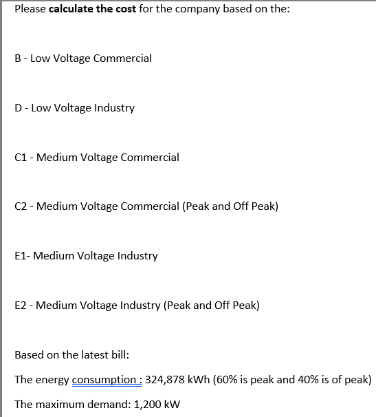 Please Calculate The Cost For The Company Based On | Chegg.com