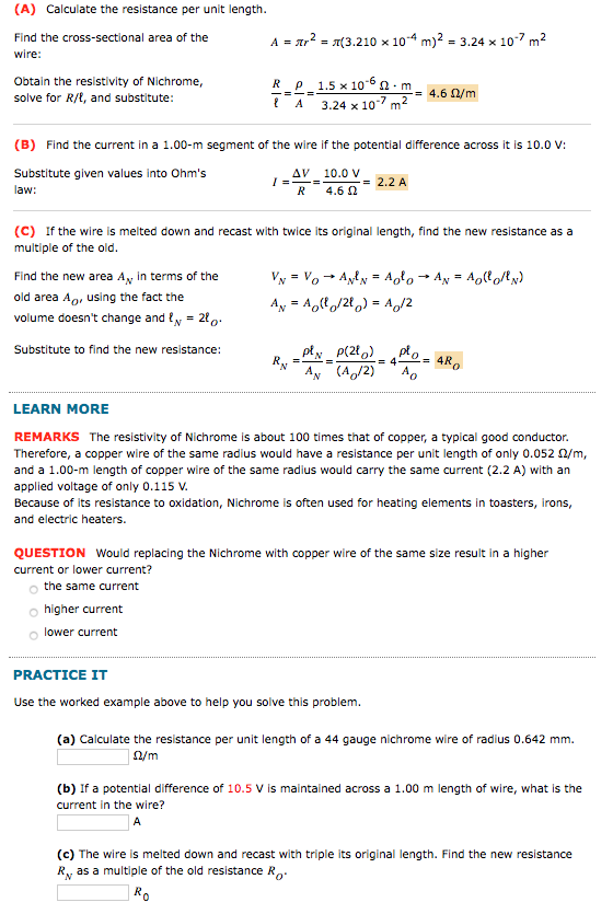 Solved (A) Calculate the resistance per unit length Find the | Chegg.com