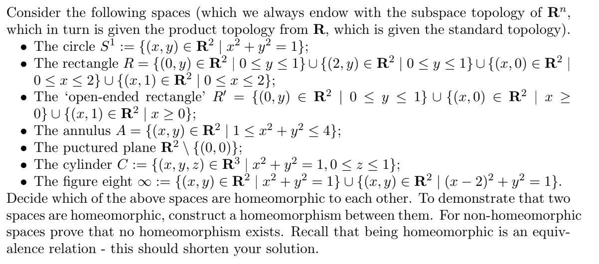 Solved Show that the edge is a deformation retract of the | Chegg.com