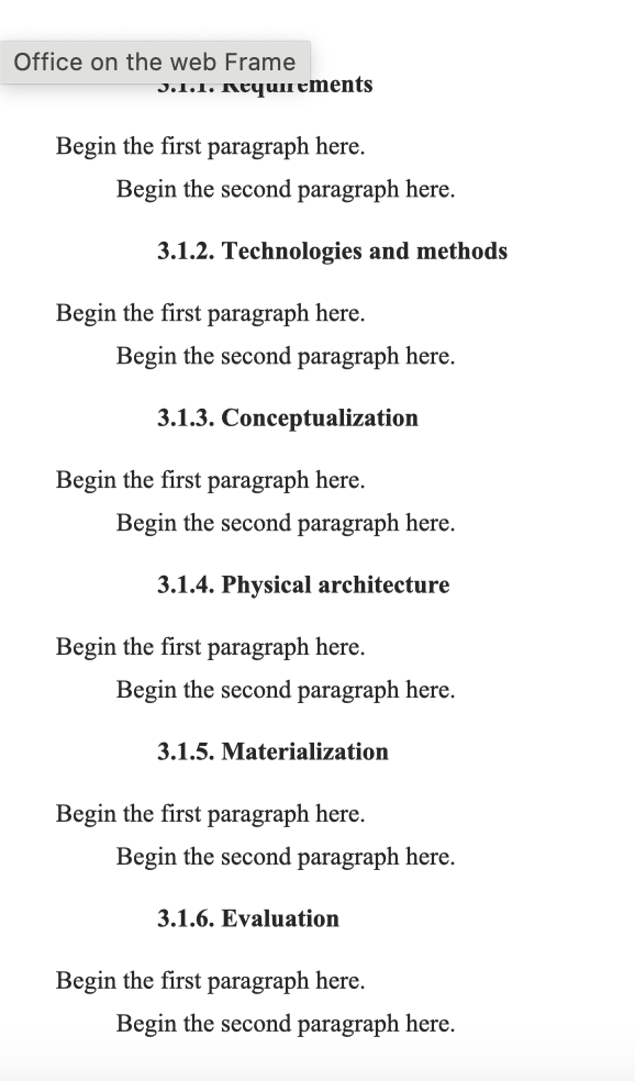 Office on the web FrameJ.1.1. ﻿nequirementsBegin the | Chegg.com