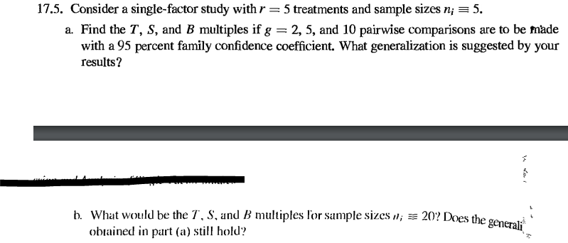 B. What Would Be The T, S, And B Multiples For Sample | Chegg.com