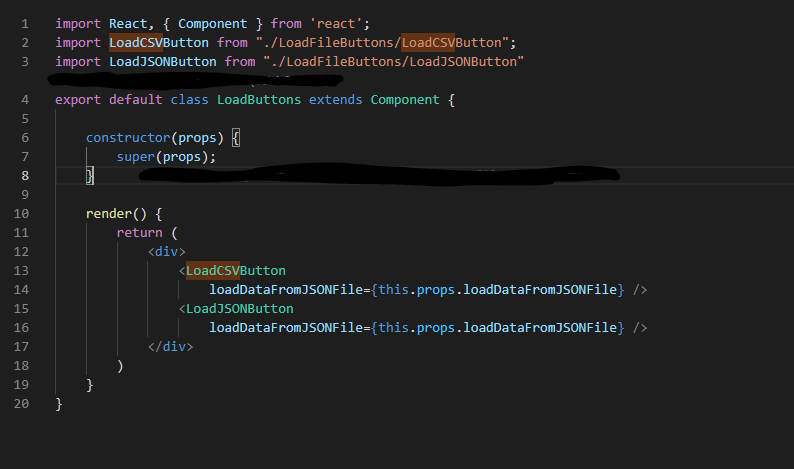 JavaScript React Button. I currently have two | Chegg.com
