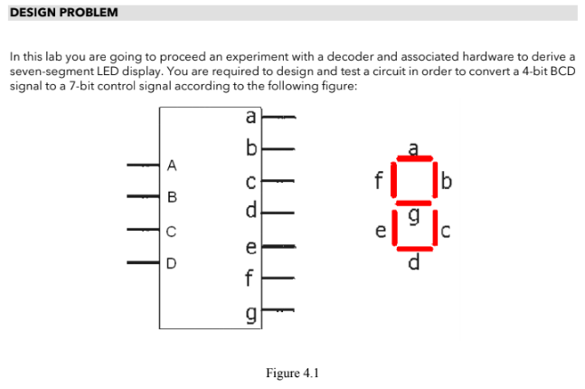 DESIGN PROBLEM In this lab you are going to proceed | Chegg.com