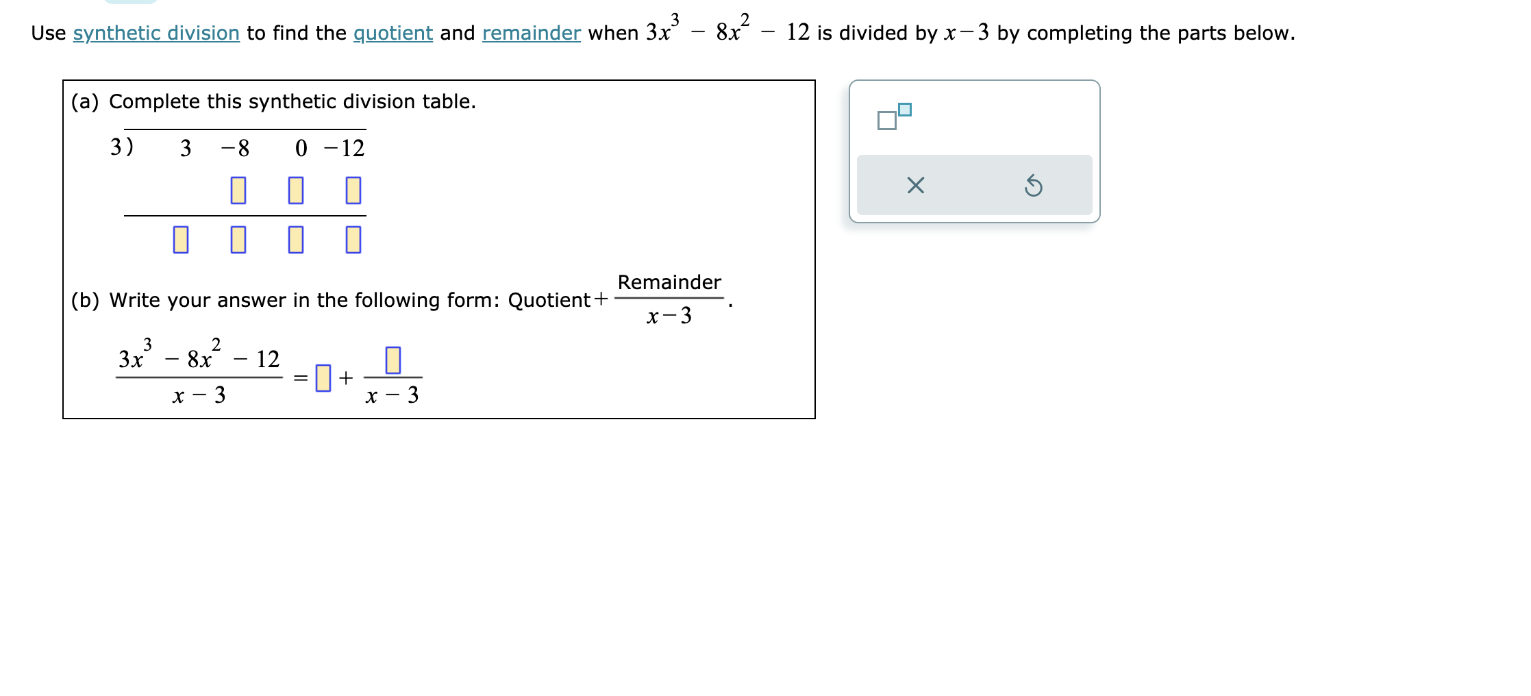 solved-use-synthetic-division-to-find-the-quotient-and-chegg