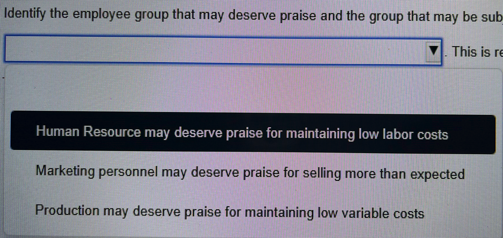 Solved Rouse Company managers received the following | Chegg.com