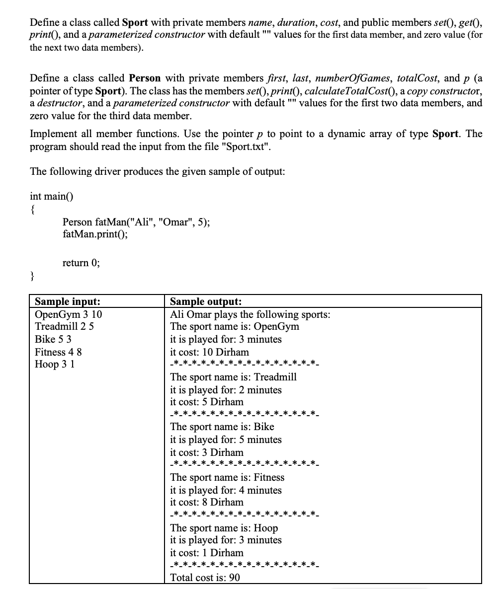 Solved please solve this question in c++ language and use | Chegg.com