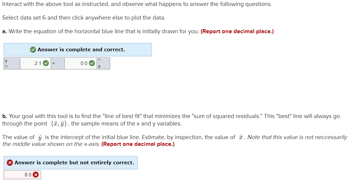 Solved Instructions: Use the interactive tool as directed to | Chegg.com