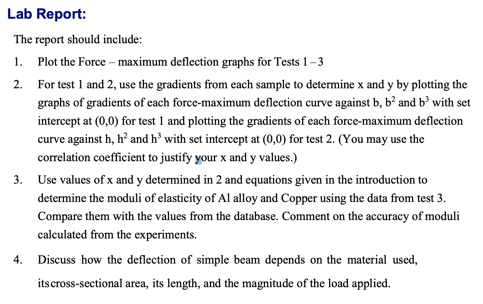 2. For Test 1 And 2, Use The Gradients From Each | Chegg.com