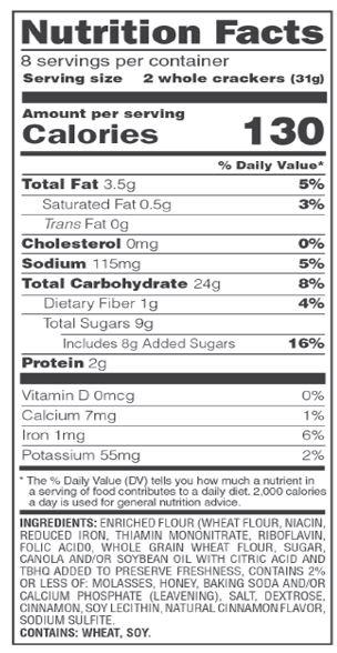 Solved 1. How large is the serving size listed on | Chegg.com