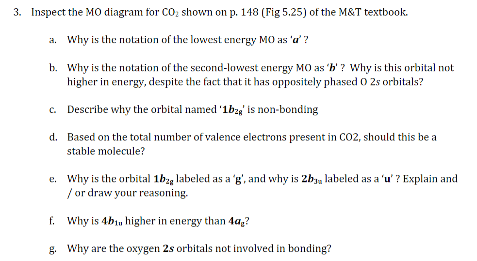 Solved FIGURE 5.25 Molecular Orbitals of CO2. (Molecular | Chegg.com