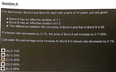 Solved Question 4: For Two Bonds, Bond A And Bond B, Each | Chegg.com