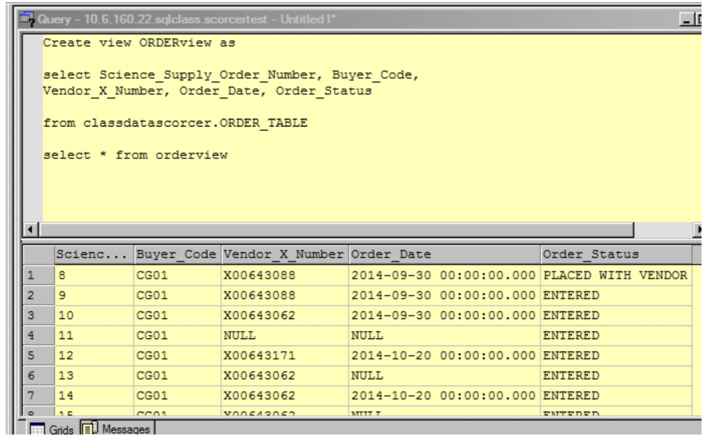 Solved SQL Given the following example regarding how to | Chegg.com