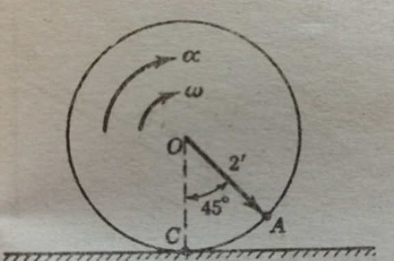 Solved DYNAMICS a. The wheel shown in the figure rolls | Chegg.com