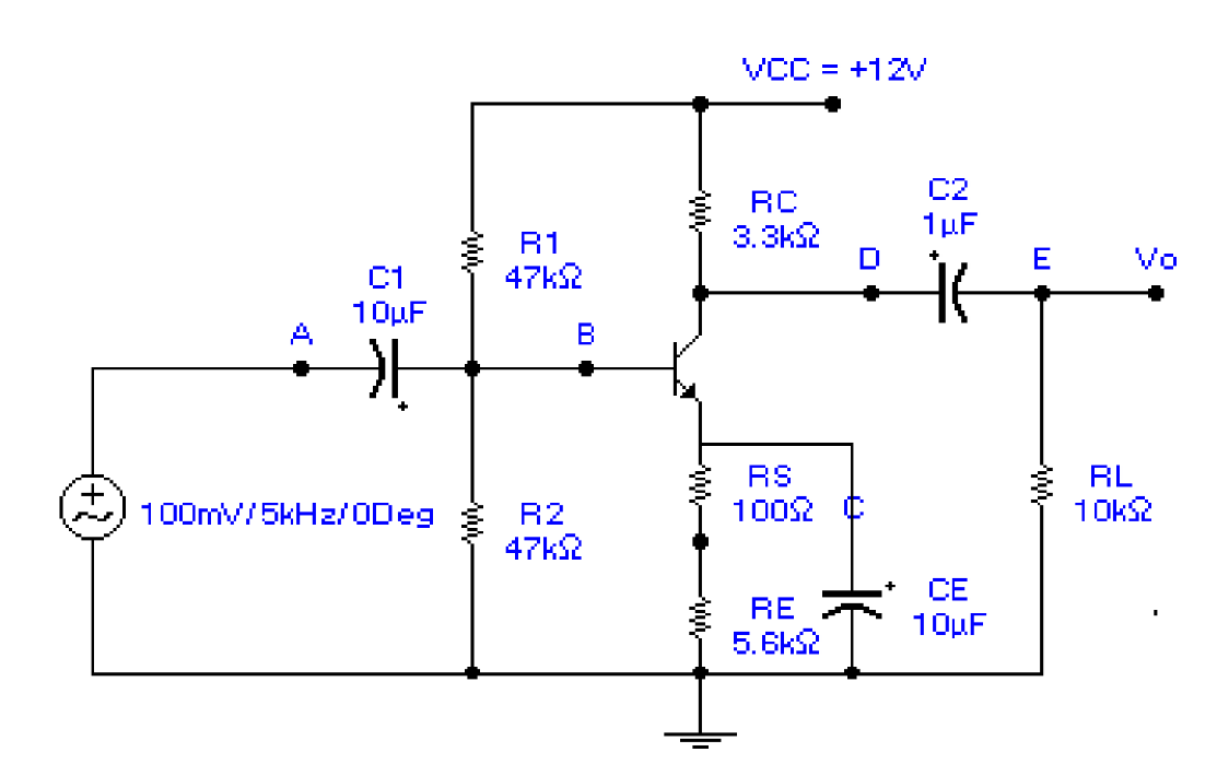 Solved Question 12/B: Calculate the gain Avs by drawing the | Chegg.com