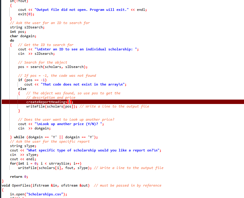 Solved I having a hard time with a C++ program that I have | Chegg.com
