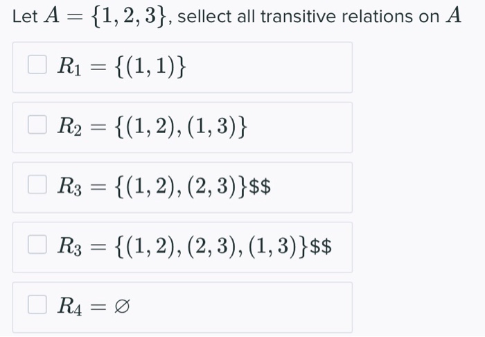 Solved Let S R Be An Equivalence Relation And Suppose Chegg Com