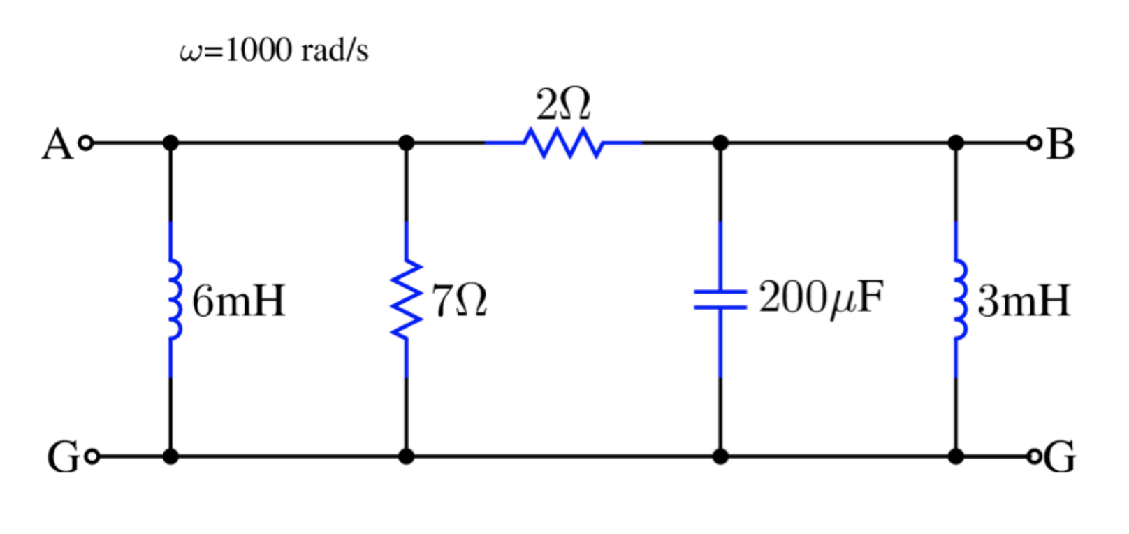 Solved Obtain the Zeq between terminals A and B of the | Chegg.com