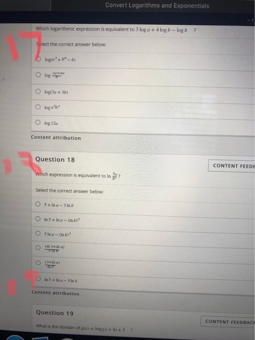 Solved Please explain how to do these problems I'm having | Chegg.com