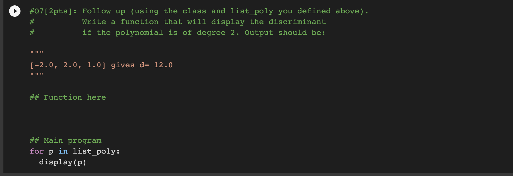Solved Help with python questions | Chegg.com