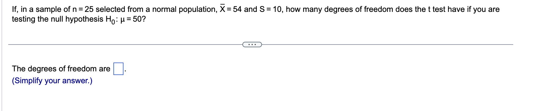 Solved If, in a sample of n=25 selected from a normal | Chegg.com