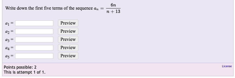 Solved - on Write down the first five terms of the sequence | Chegg.com