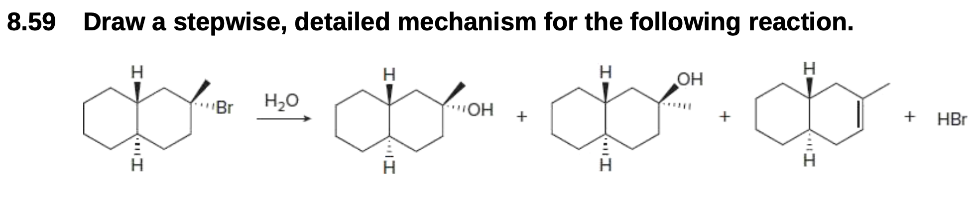 Solved 8.59 ﻿Draw a stepwise, detailed mechanism for the | Chegg.com