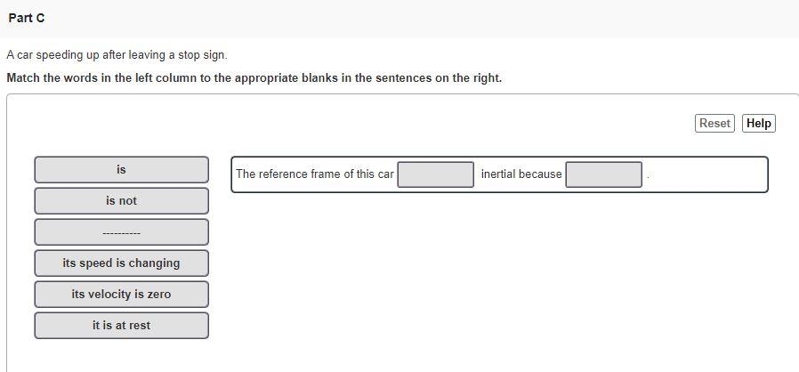Solved A Reviev Which of the following are inertial | Chegg.com