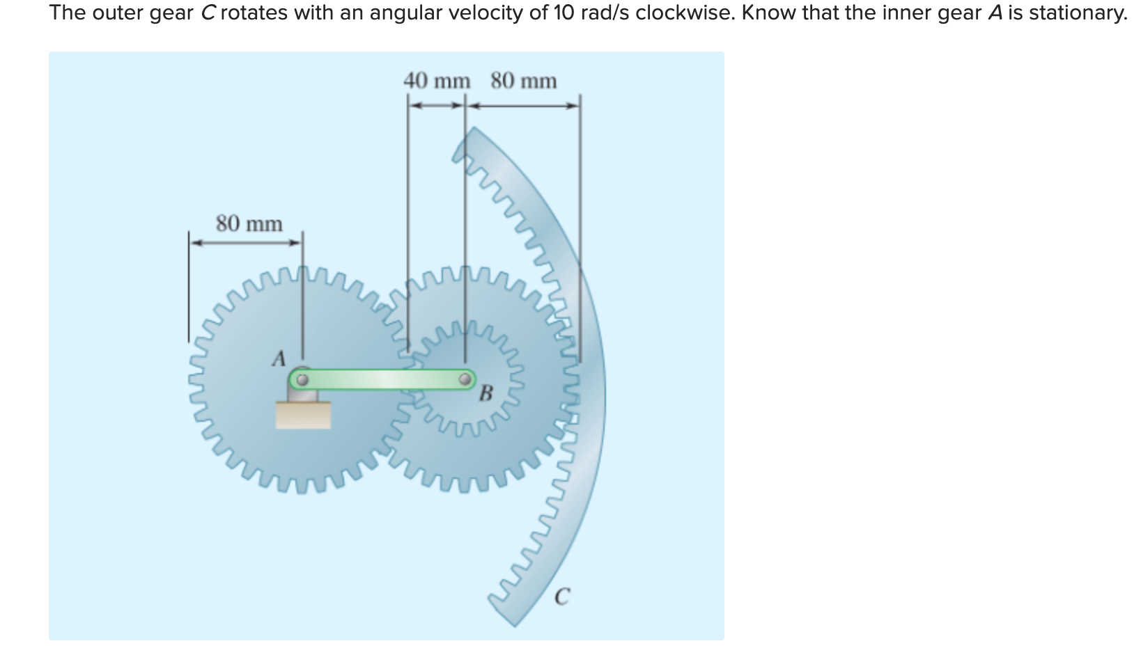 Solved 1. Determine the angular velocity of the intermediate