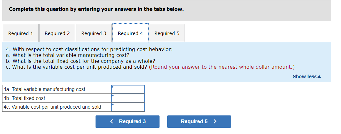 Solved Complete this question by entering your answers | Chegg.com