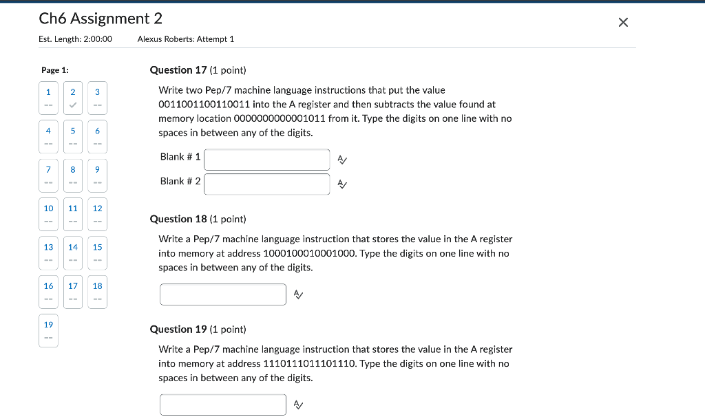 Solved Write two Pep/7 machine language instructions that | Chegg.com